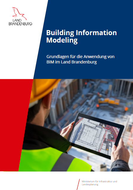 Grundlagen für BIM in Brandenburg - Illustration Abbildung des Titelbildes des Dokuments