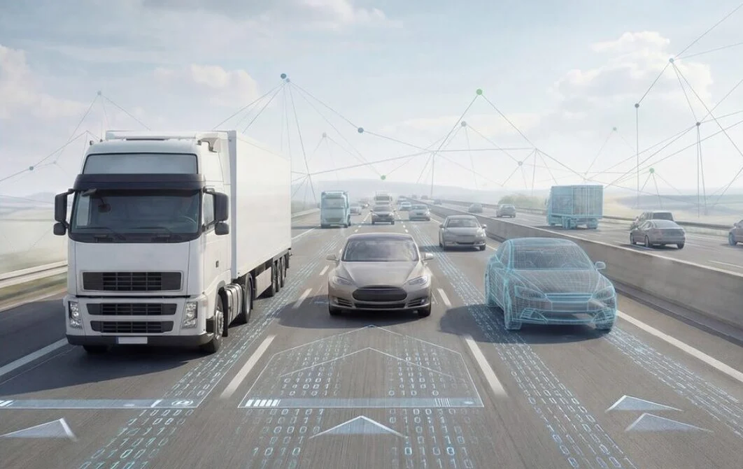 Sie sehen eine illustrative Grafik mit Fahrzeugen.